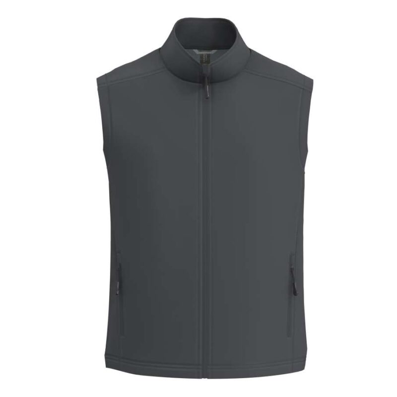 le840-charcoal-a1 Legend Classics ΑΝΔΡΙΚΟ 3-LAYER SOFTSHELL BODYWARMER - Ανθρακί