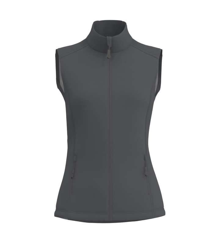 le841-charcoal-a1 Legend Classics Γυναικείο 3-LAYER SOFTSHELL BODYWARMER - Ανθρακί