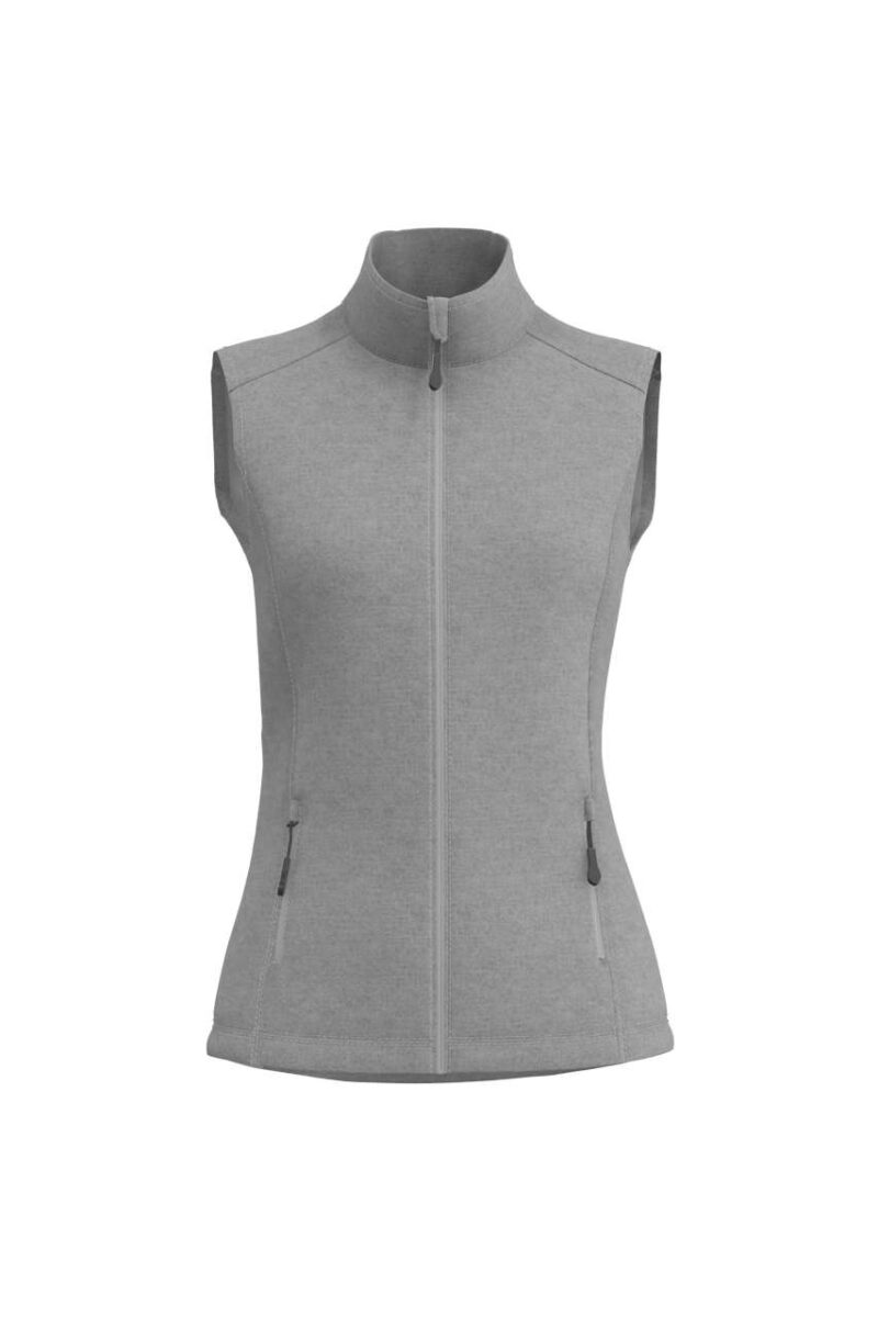 le841-heather_grey-a1 Legend Classics Γυναικείο 3-LAYER SOFTSHELL BODYWARMER - Heather Grey
