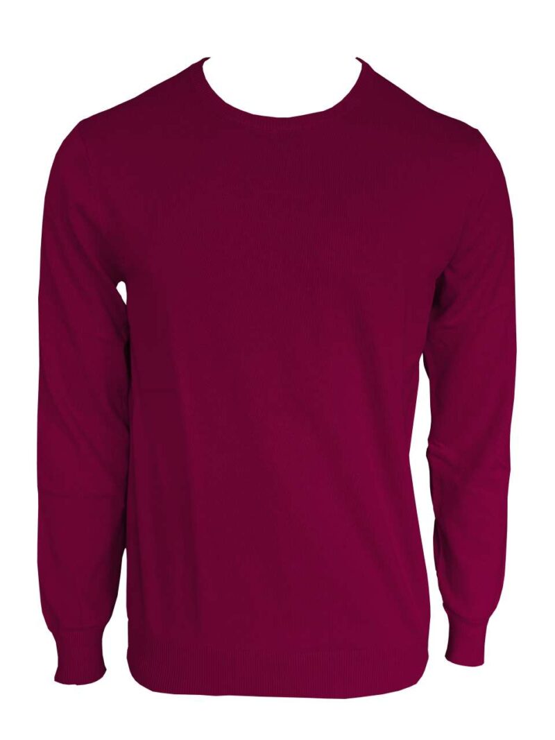 le900-bordeaux-a1 Legend Classics SOL'S PULLOVER CREW NECK FINE GAUGE MEN COTTON - μπορντό