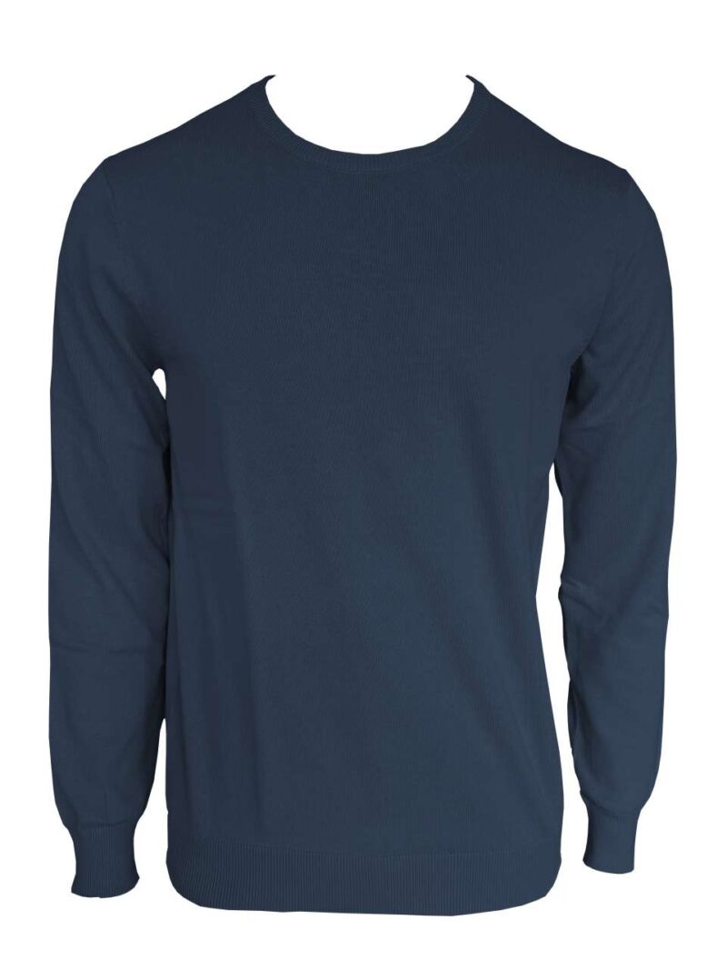 le900-deep_blue-a1 Legend Classics SOL'S PULLOVER CREW NECK FINE GAUGE MEN COTTON - Deep Blue