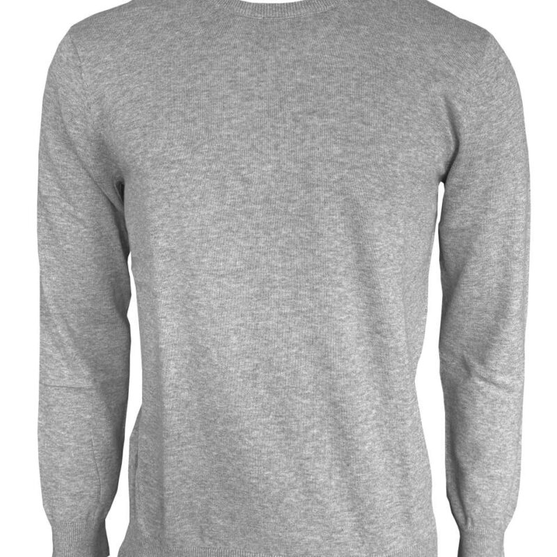 le900-light_melange_grey-a1 Legend Classics SOL'S PULLOVER CREW NECK FINE GAUGE MEN COTTON - Light Melange Grey