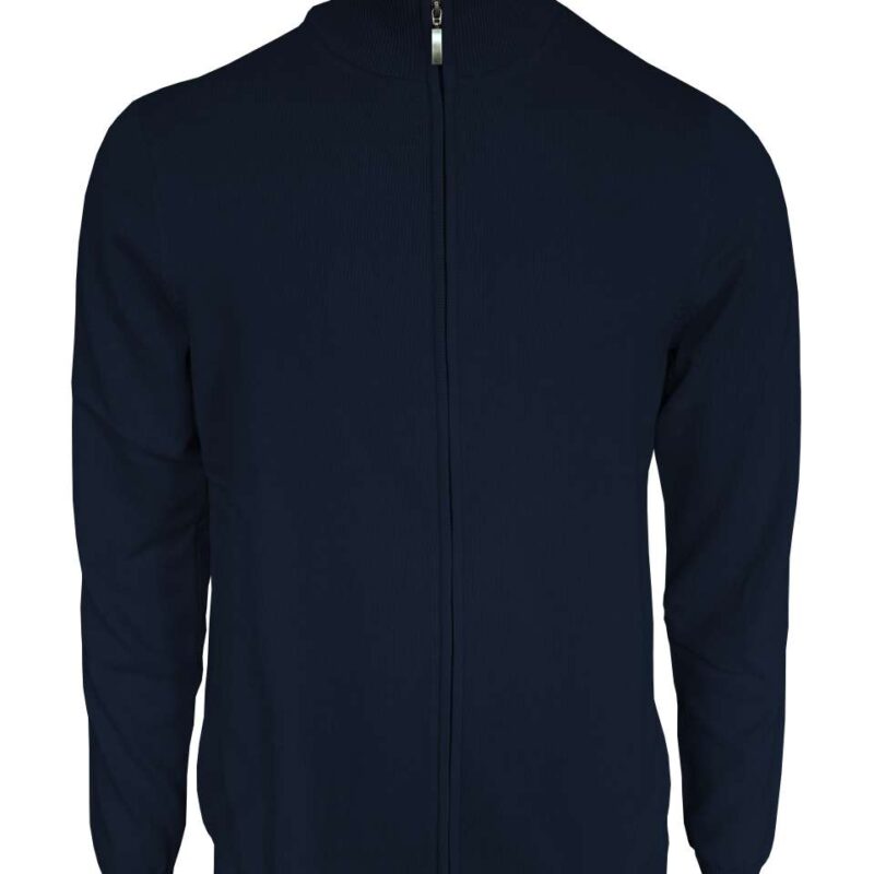le970-navy-a1 Legend Classics SOL'S MEN CARDIGAN FULL ZIP FINE GAUGE - Μπλε μαρίν