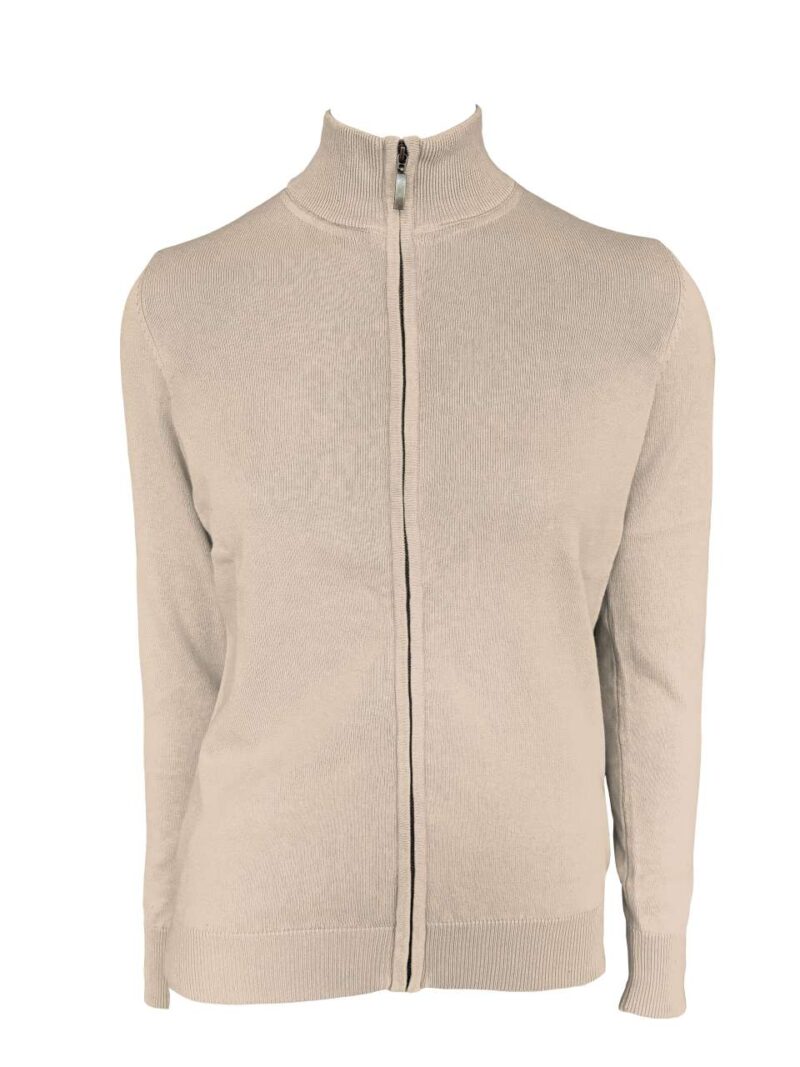 Legend Classics SOL WOMEN GAUGE CARDIGAN FINE FULL ZIP - άμμου