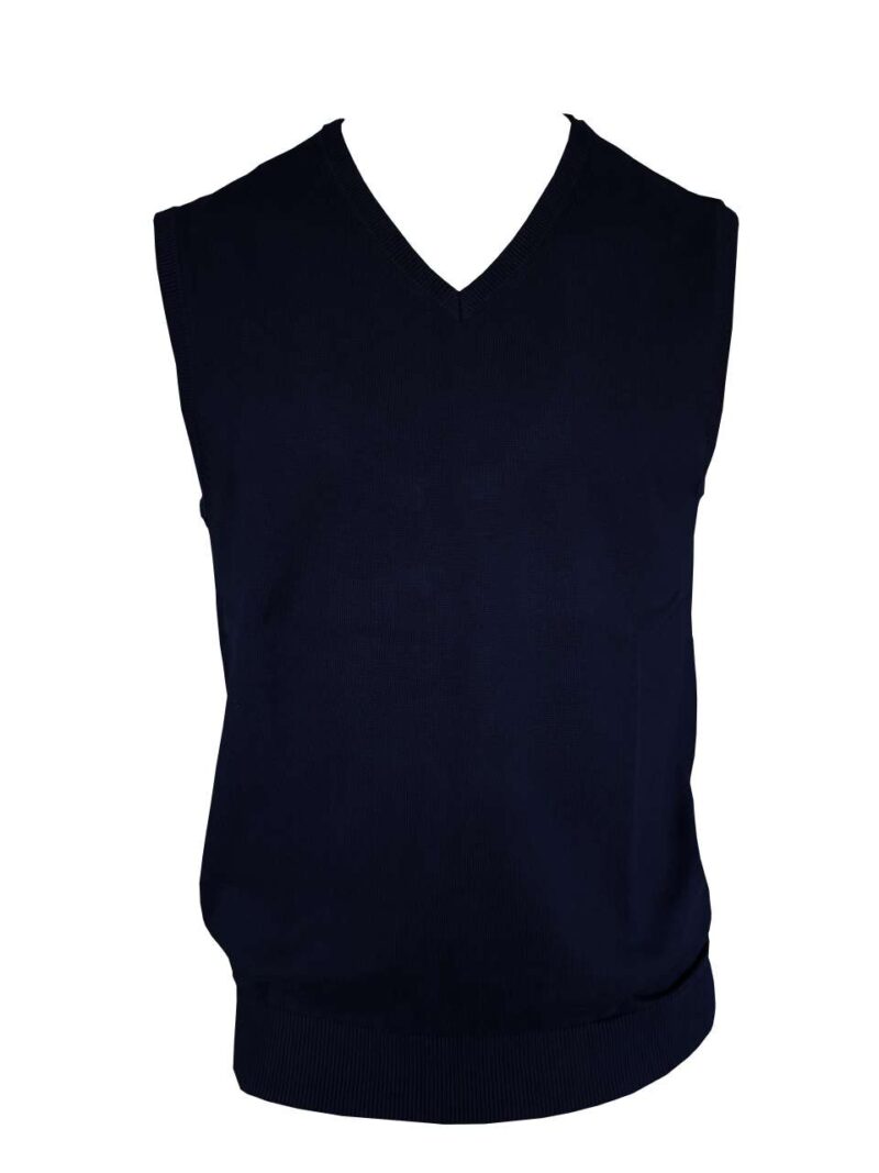 le980-navy-a1 Legend Classics SOL'S PULLOVER V-NECK MEN COTTON FINE GAUGE - Μπλε μαρίν