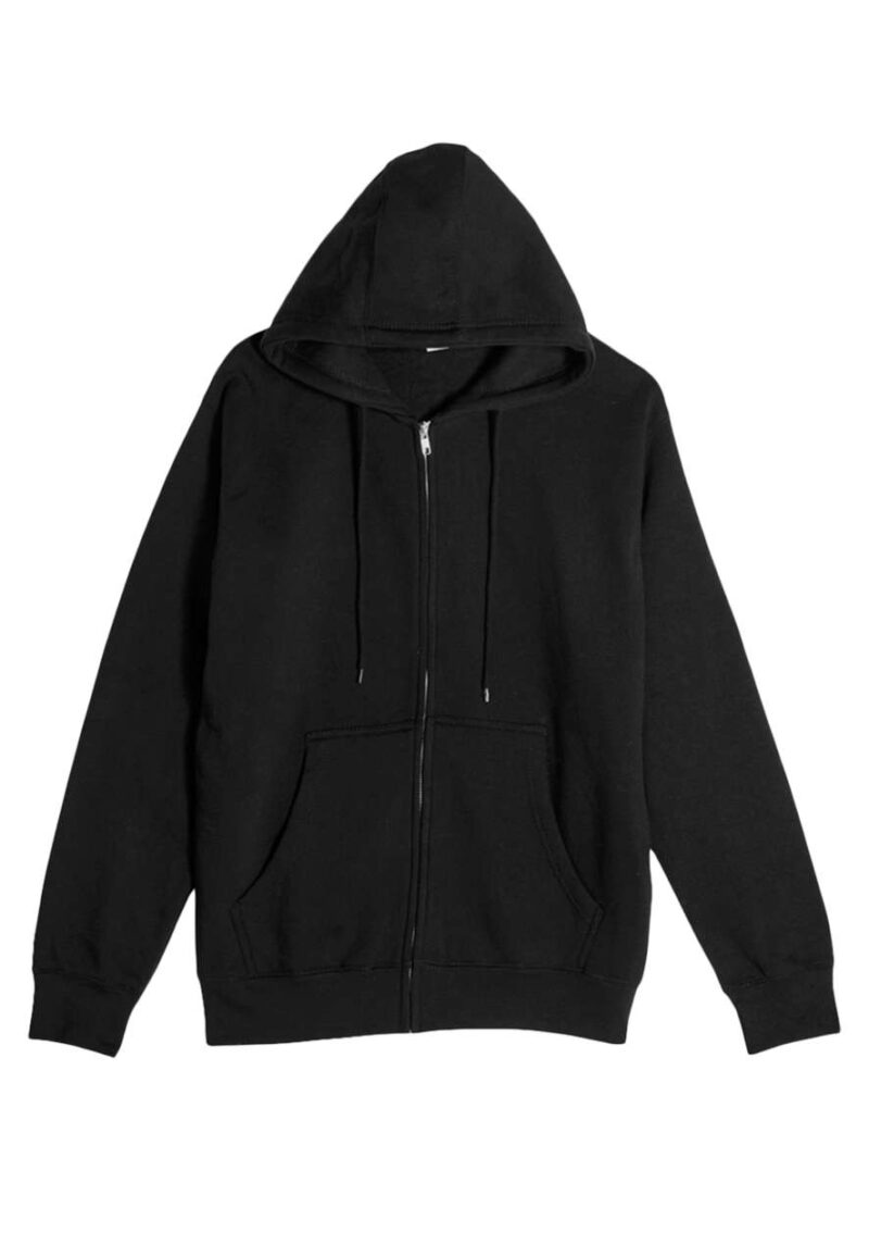 Lane Seven PREMIUM HOODIE με FULL ZIP - Μαύρο