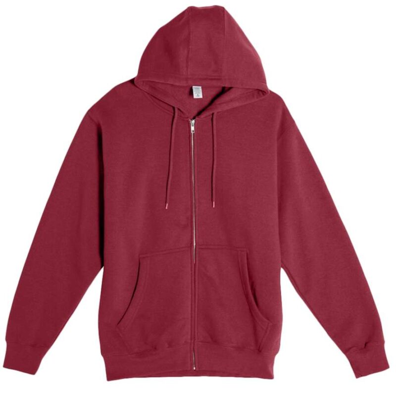 ls14003-burgundy-a1 Lane Seven PREMIUM HOODIE με FULL ZIP - μπορντό