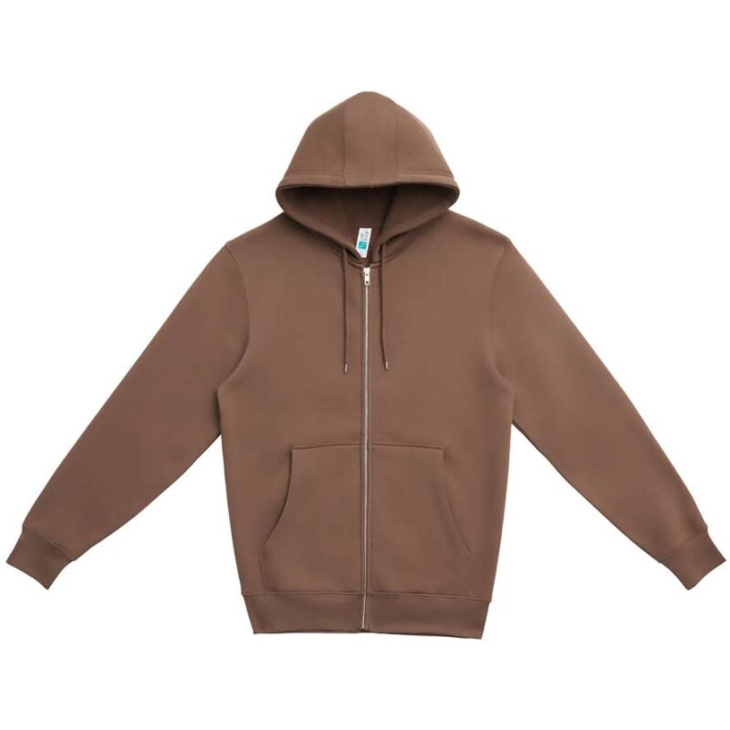 ls14003-chestnut-a1 Lane Seven PREMIUM HOODIE με FULL ZIP - Καστανό