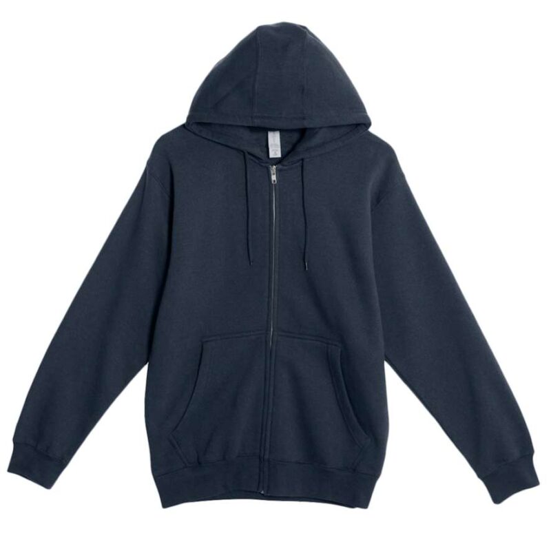 ls14003-navy-a1 Lane Seven PREMIUM HOODIE με FULL ZIP - Μπλε μαρίν