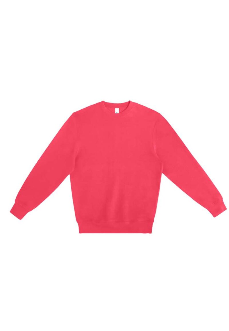 ls14004-cardinal-a1 Lane Seven PREMIUM CREWNECK SWEATSHIRT - Cardinal