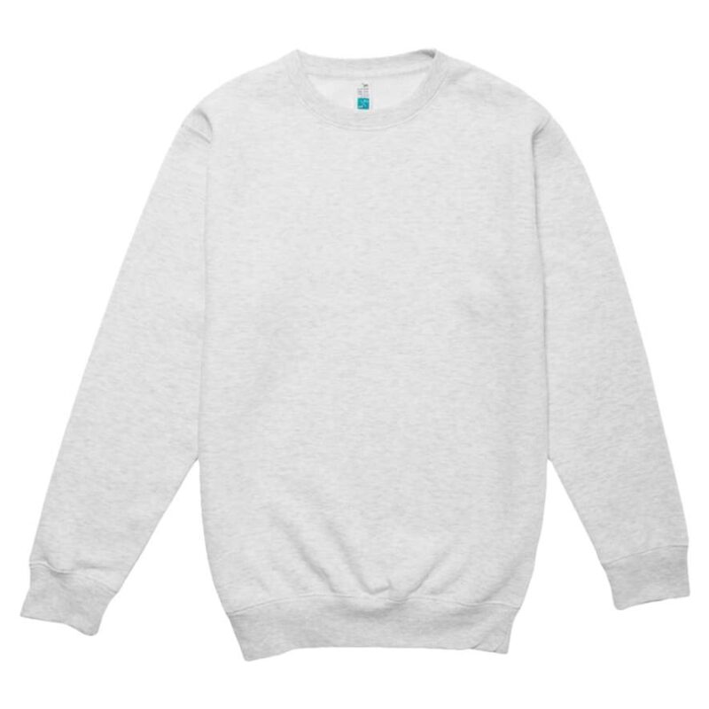 ls14004-oatmeal_heather-a1 Lane Seven PREMIUM CREWNECK SWEATSHIRT - 60% Cotton/40% Recycled Polyester