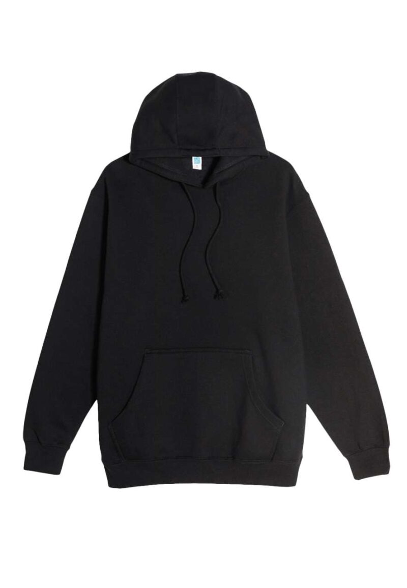 ls19001-black-a1 Lane Seven HEAVYWEIGHT PULLOVER HOODIE - Μαύρο
