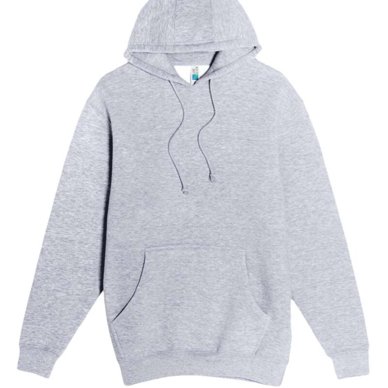 ls19001-heather_grey-a1 Lane Seven HEAVYWEIGHT PULLOVER HOODIE - 65% Βαμβάκι/35% Ανακυκλωμένος Πολυεστέρας