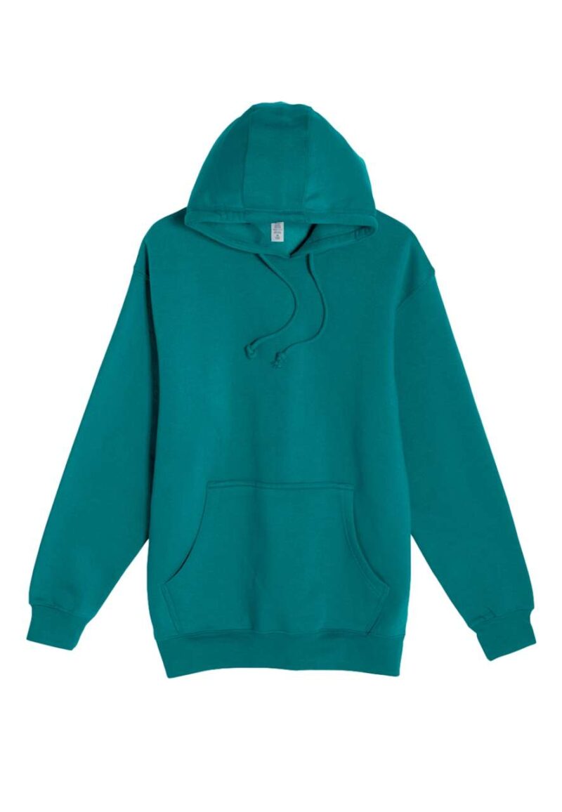 ls19001-teal-a1 Lane Seven HEAVYWEIGHT PULLOVER HOODIE - Πετρόλ