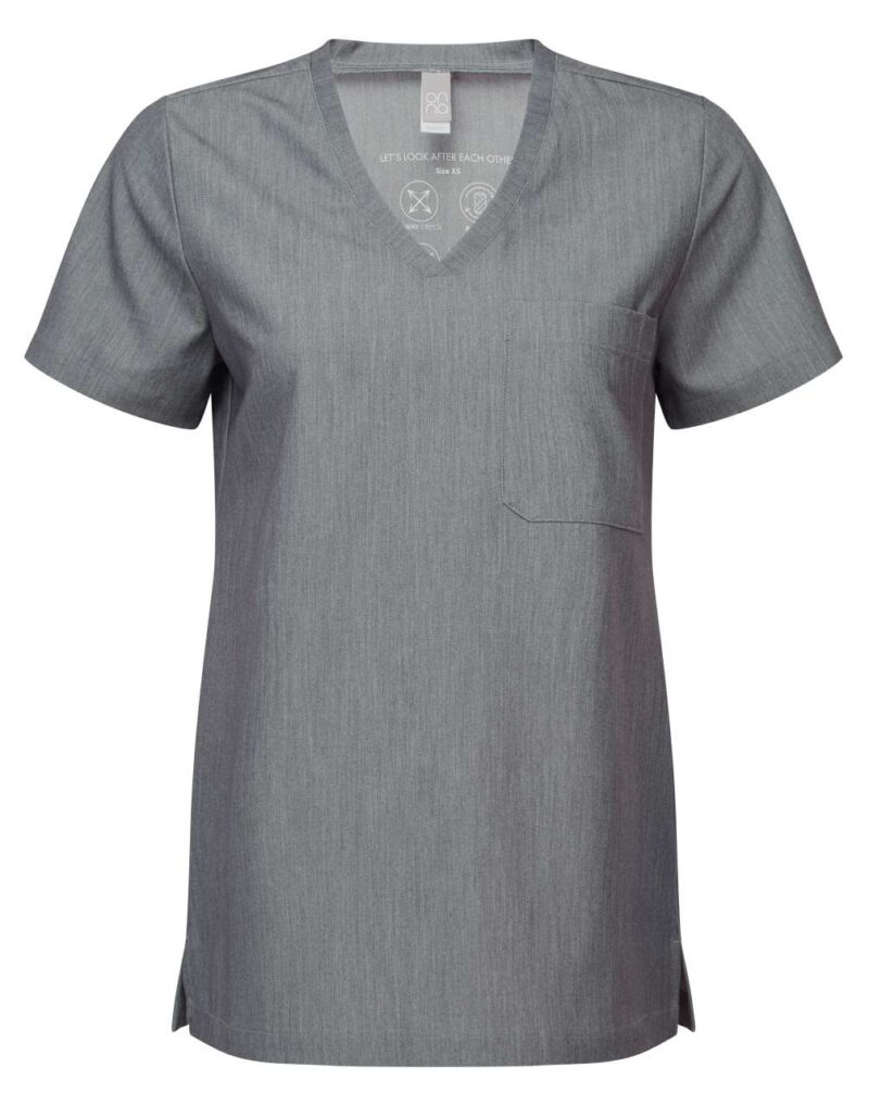 nn300-dynamo_grey-a1 'ONNA-STRETCH' WOMEN’S LIMITLESS TUNIC - Dynamo Grey