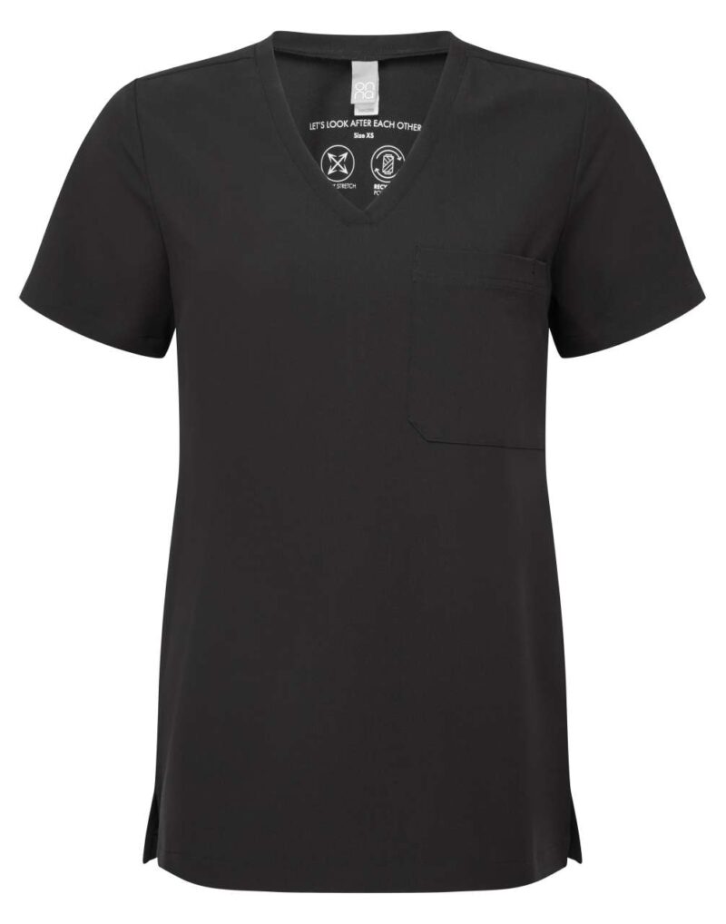 nn300-exact_black-a1 'ONNA-STRETCH' WOMEN’S LIMITLESS TUNIC - Exact Black