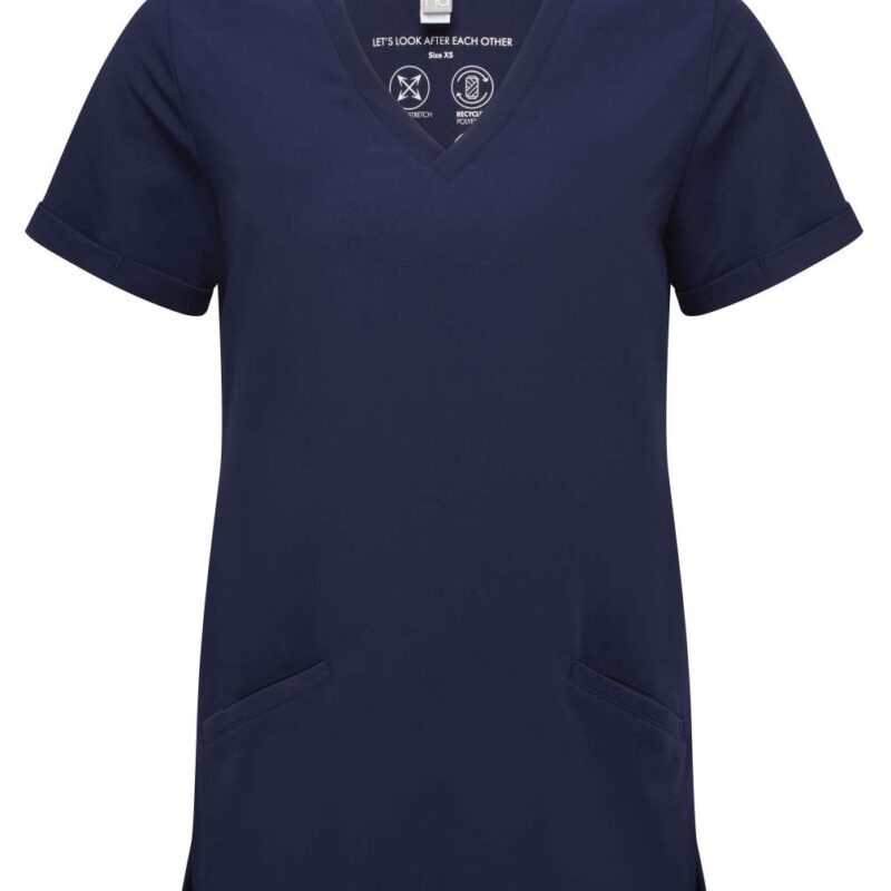 nn310-action_navy-a1 INVINCIBLE WOMEN TUNIC 'ONNA-STRETCH' - Action Navy