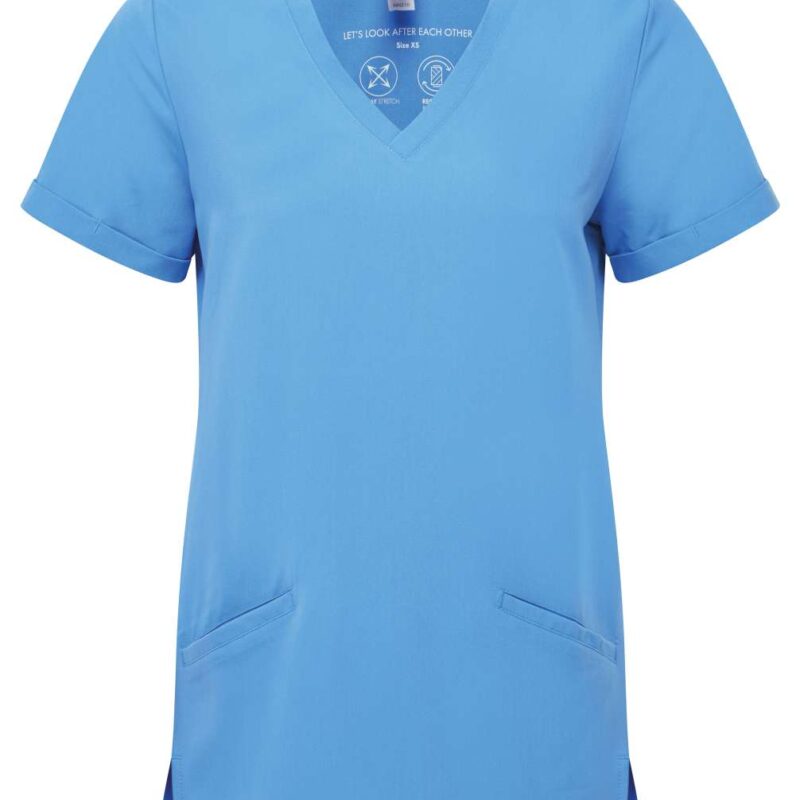 nn310-ceil_blue-a1 INVINCIBLE WOMEN TUNIC 'ONNA-STRETCH' - Ceil Blue