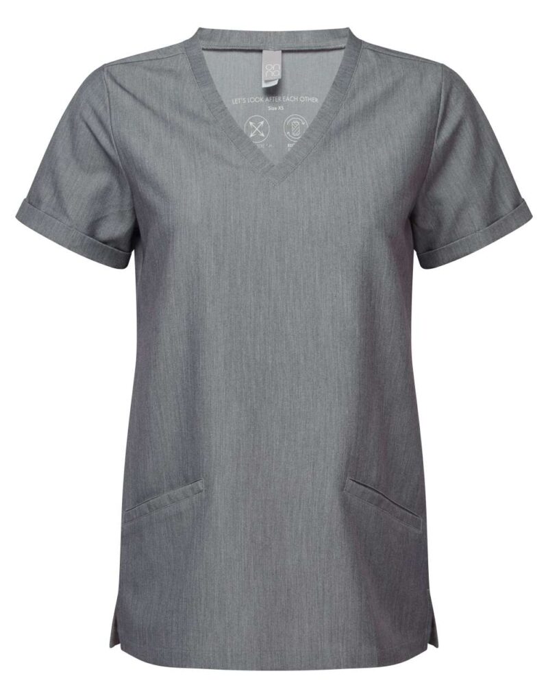 nn310-dynamo_grey-a1 INVINCIBLE WOMEN TUNIC 'ONNA-STRETCH' - Dynamo Grey