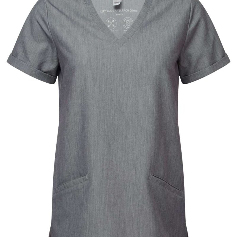 nn310-dynamo_grey-a1 INVINCIBLE WOMEN TUNIC 'ONNA-STRETCH' - Dynamo Grey