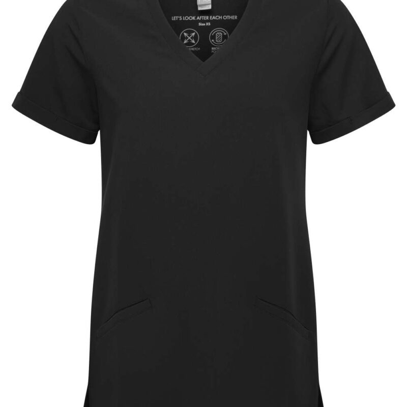 nn310-exact_black-a1 INVINCIBLE WOMEN TUNIC 'ONNA-STRETCH' - Exact Black