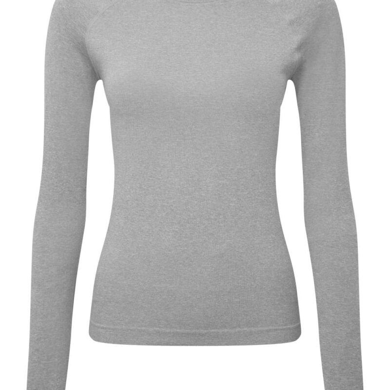 nn370-grey_heather-a1 Onna UNSTOPPABLE WOMEN FRESH UNDERSCRUB BASELAYER - 50% Recycled Nylon/30% Nylon/20% Polyester
