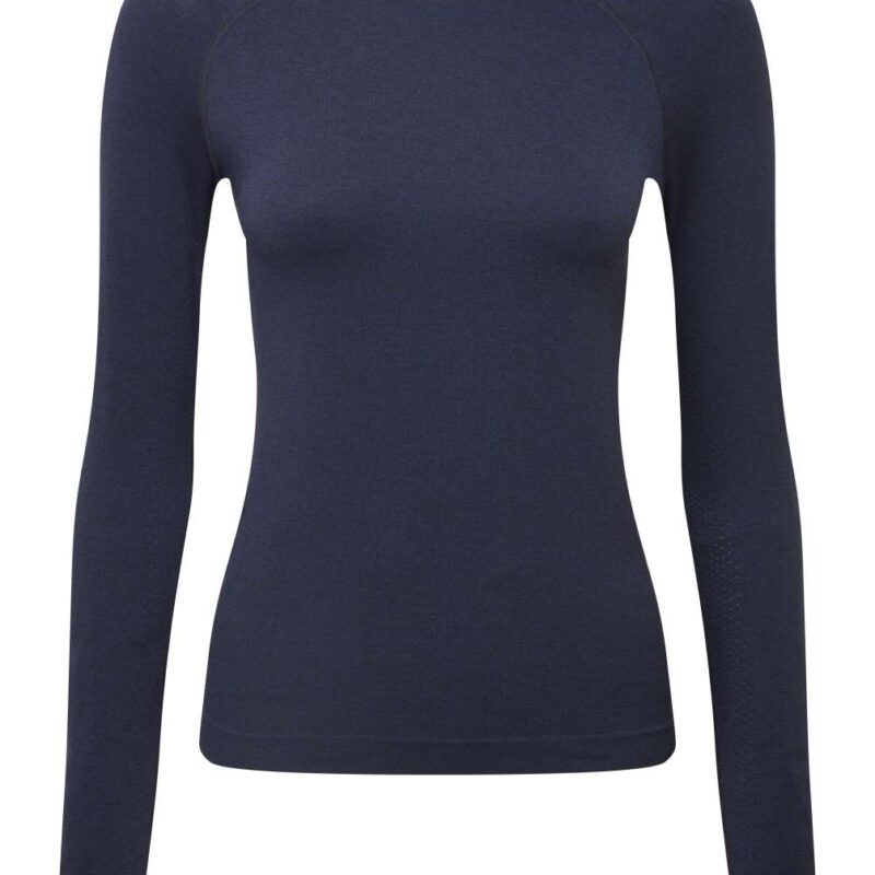 nn370-navy_heather-a1 Onna UNSTOPPABLE WOMEN FRESH UNDERSCRUB BASELAYER - 50% Recycled Nylon/30% Nylon/20% Polyester