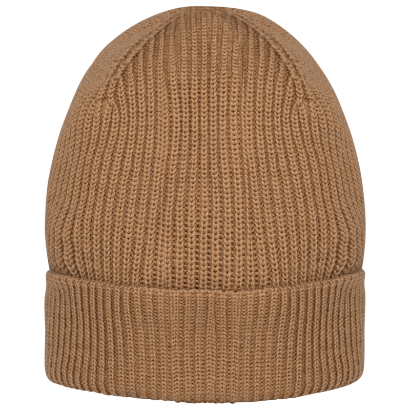 ns015-dark_camel-a1 Native Spirit ECO-FRIENDLY UNISEX MERINO WOOL BEANIE - Dark Camel