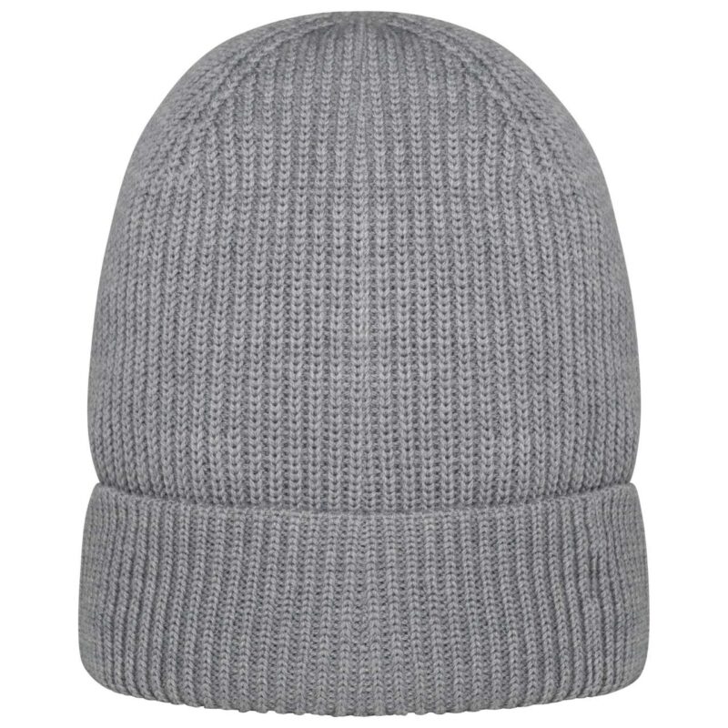 ns015-moon_grey_heather-a1 Native Spirit ECO-FRIENDLY UNISEX MERINO WOOL BEANIE - Moon Grey Heather
