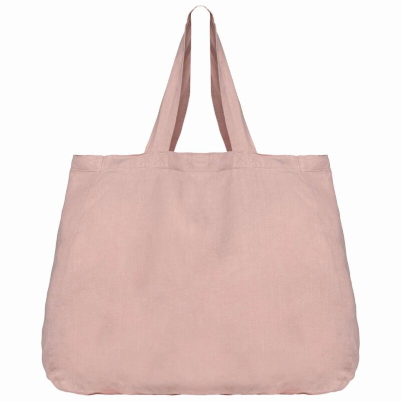 Native Spirit ECO-FRIENDLY SHOPPING LINEN BAG - Petal Rose