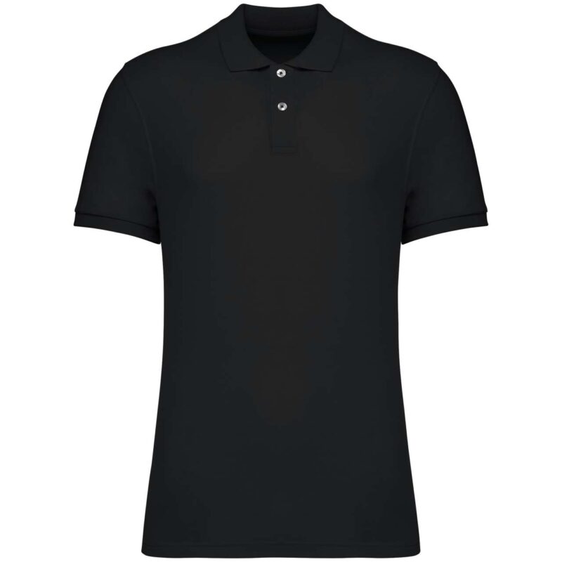 ns207-black-a1 NATIVE SPIRIT PIQUE POLO - Μαύρο