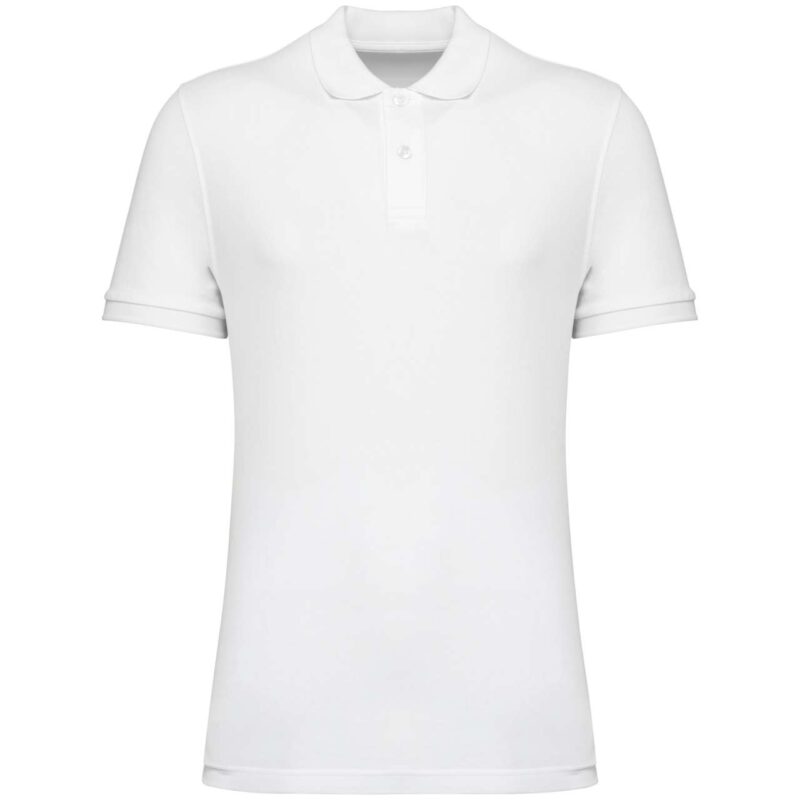 ns207-white-a1 NATIVE SPIRIT PIQUE POLO - Λευκό