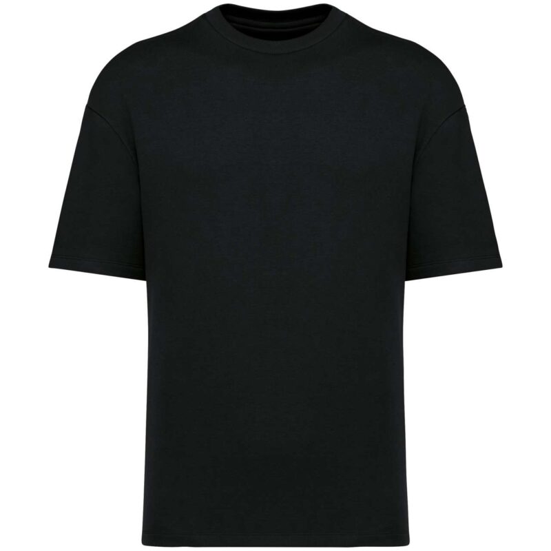ns308-black-a1 Native Spirit UNISEX ECO-FRIENDLY OVERSIZED FRENCH TERRY T-SHIRT - Μαύρο