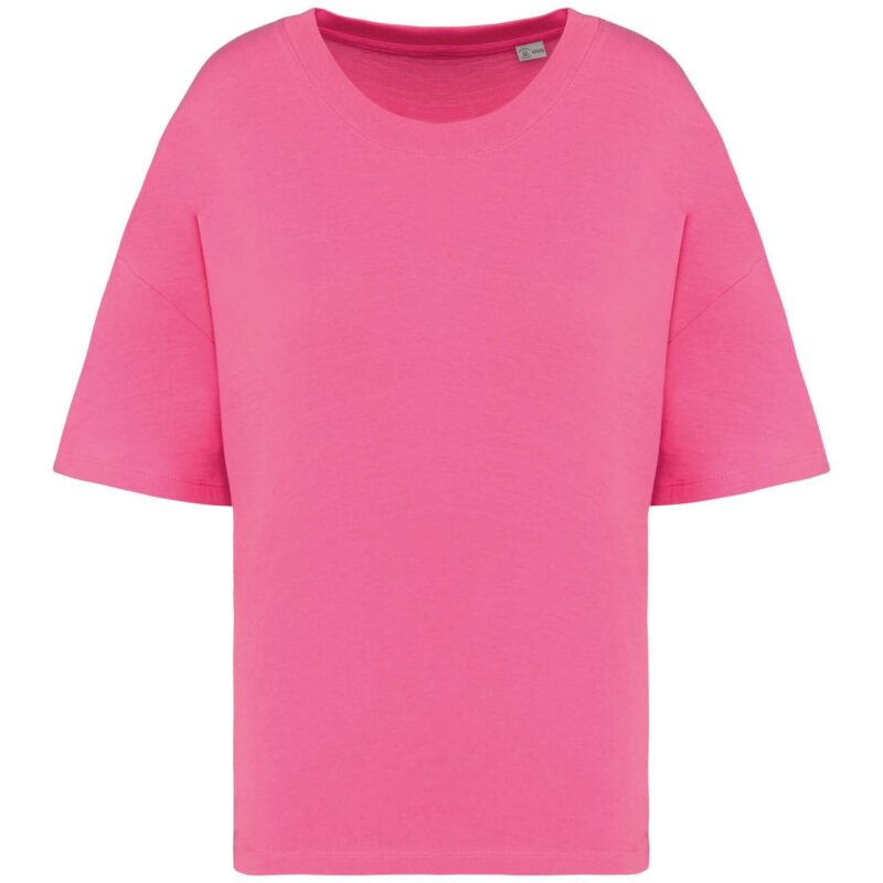 ns313-candy_rose-a1 Native Spirit LADIES’ T-SHIRT OVERSIZED ECO-FRIENDLY - Candy Rose