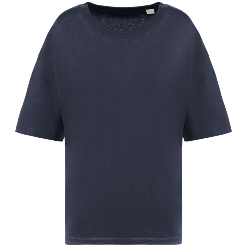 ns313-navy_blue-a1 Native Spirit LADIES’ T-SHIRT OVERSIZED ECO-FRIENDLY - Navy Blue