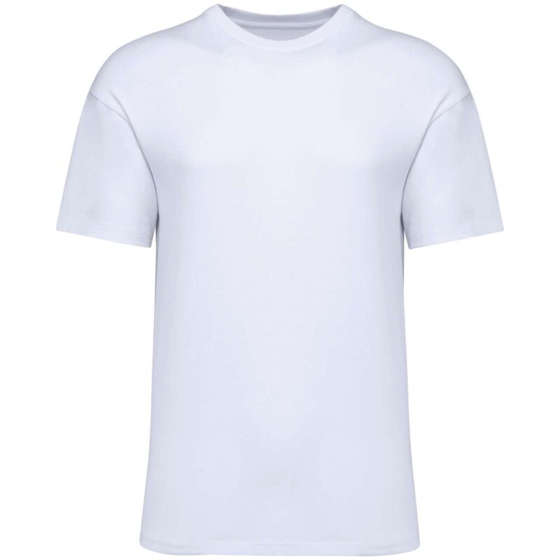 ns330-white-a1 Native Spirit UNISEX SHOULDER Φούτερ με κουκούλα T-SHIRT - Λευκό