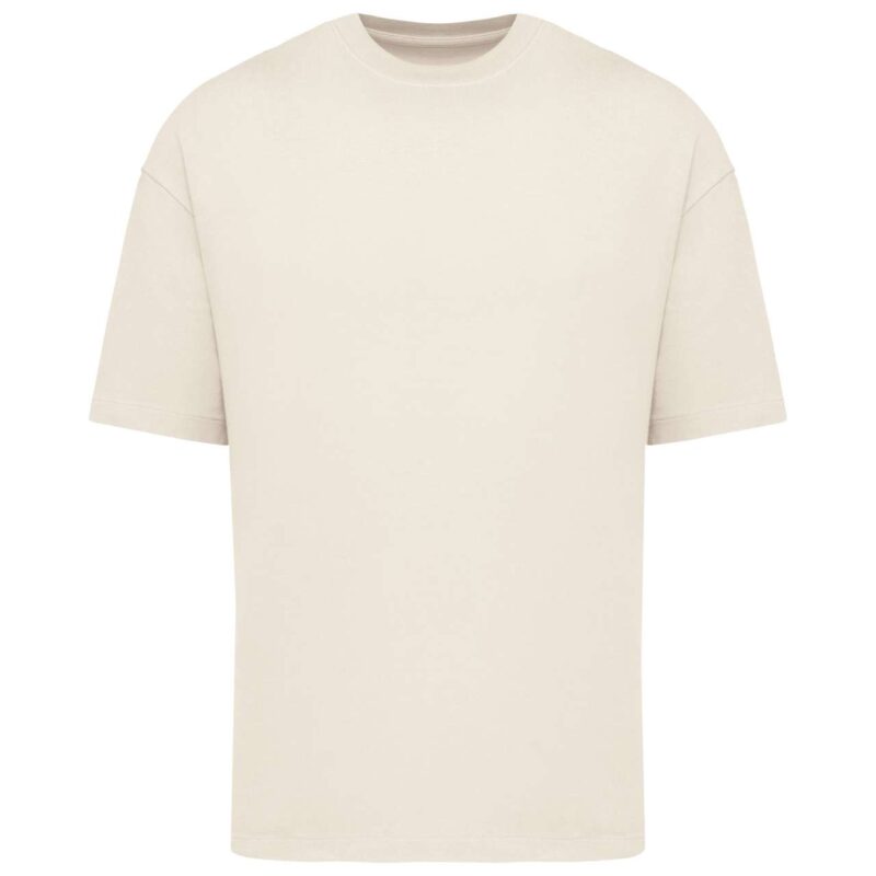 ns332-ivory-a1 Native Spirit MEN OVERSIZED T-SHIRT - Ivory