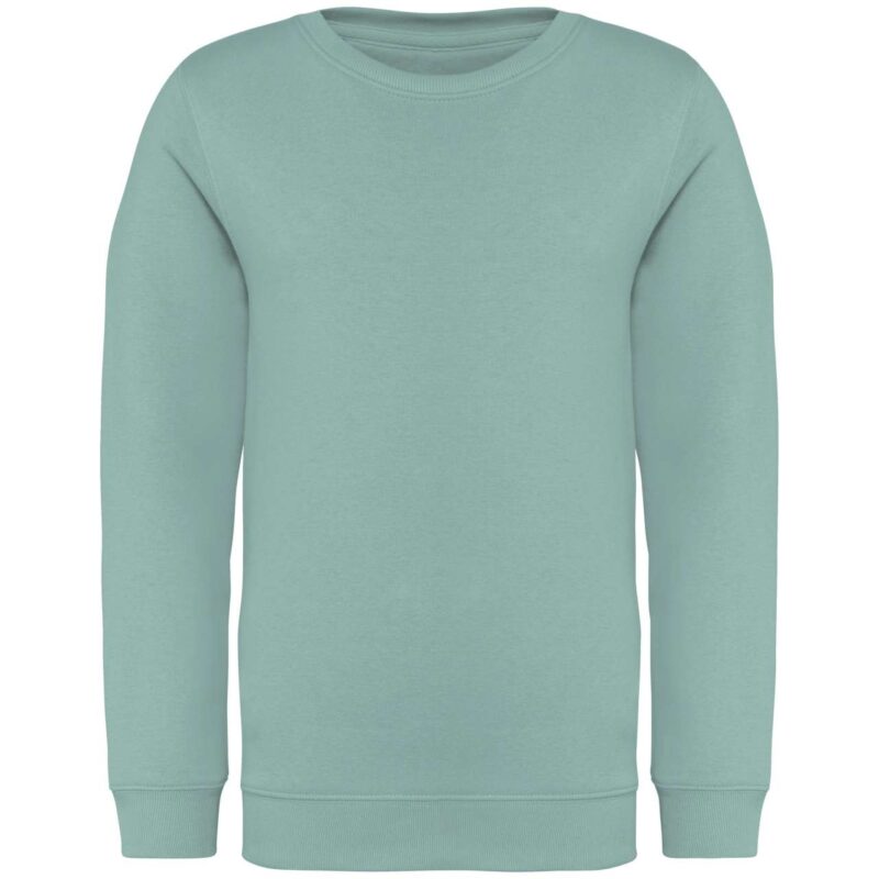 ns403-jade_green-a1 Native Spirit Παιδικό SWEATSHIRT Στρογγυλή Λαιμόκοψη ECO-FRIENDLY - Jade Green