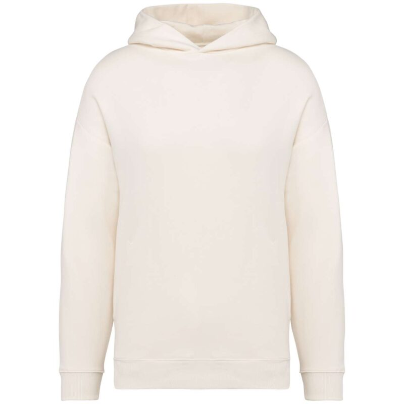 ns408-ivory-a1 Native Spirit UNISEX OVERSIZED HOODED SWEATSHIRT - Ivory