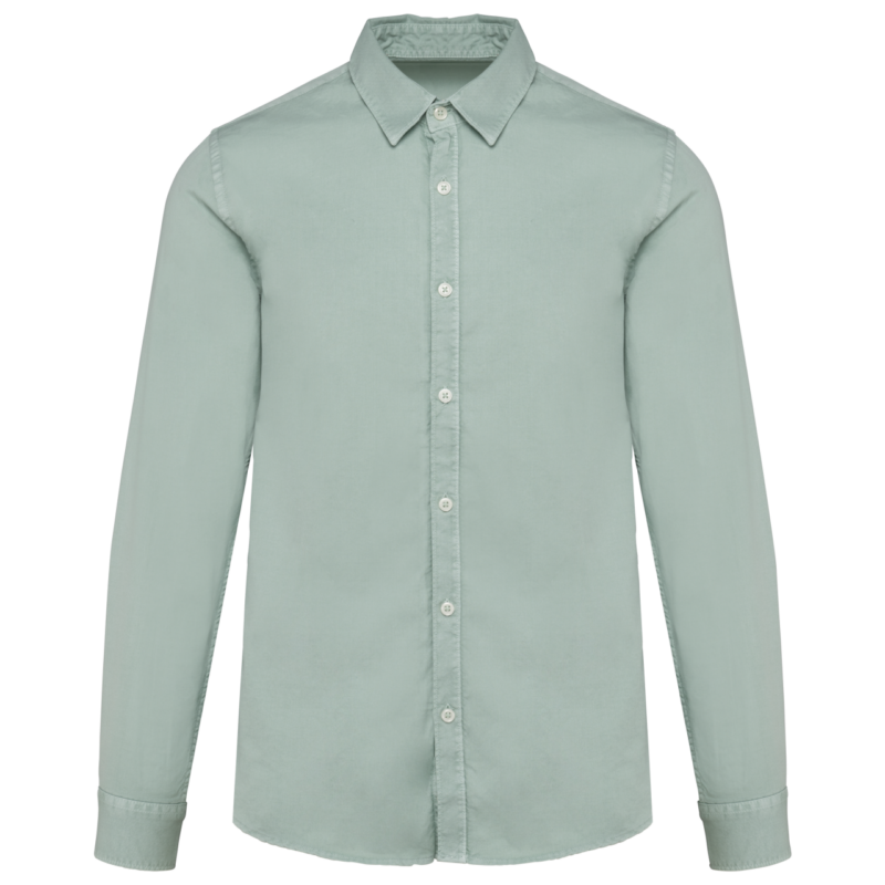 Native Spirit SOL'S WASHED SHIRT - Washed Jade Green