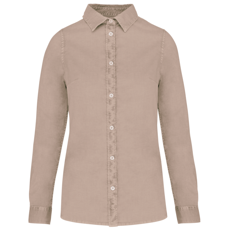 Native Spirit WASHED SHIRT της LADIES - Washed Linen