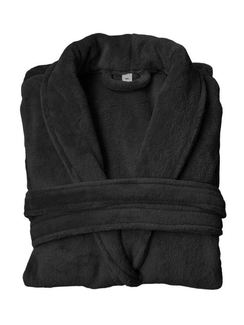 Unisex BATHROBE CORAL OLIMA - Ανθρακί
