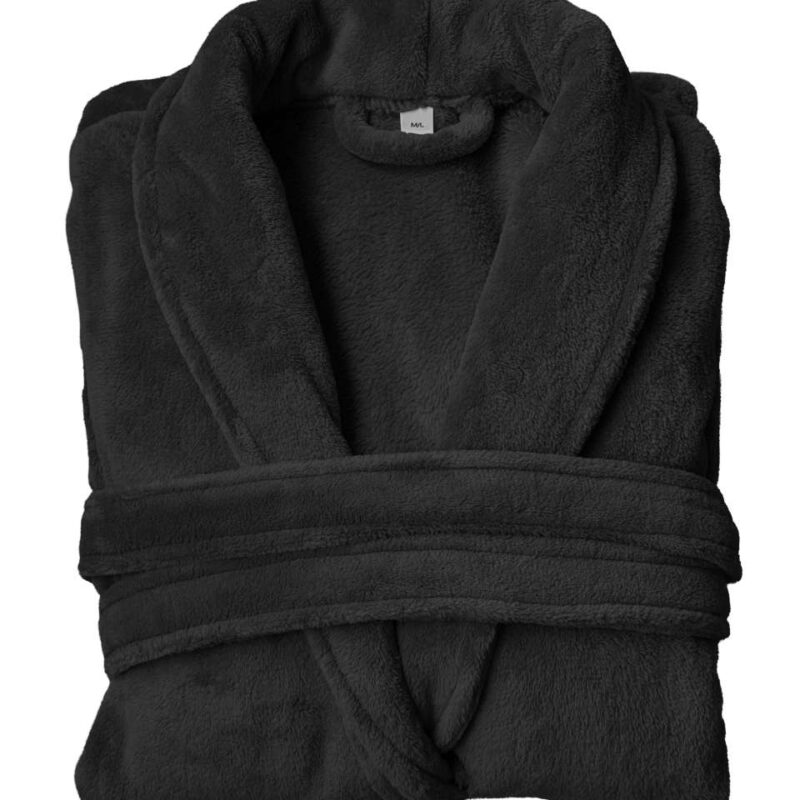 Unisex BATHROBE CORAL OLIMA - Ανθρακί