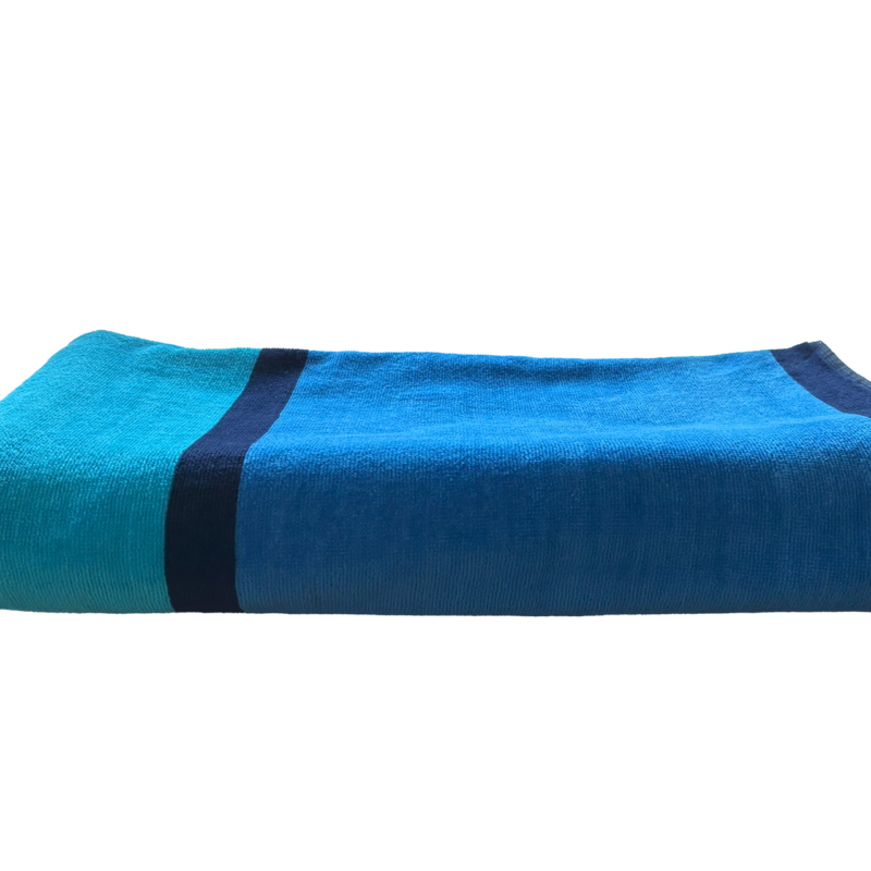 olv4010-multicolour-a1 Πετσέτα Παραλίας Βελουτέ OLIMA "TURQUOISE WAVE" - Multicolour
