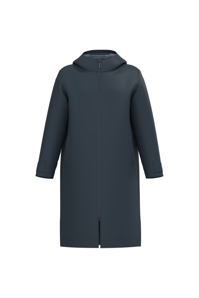 pa245-navy-a1 Proact UNISEX SHERPA-LINED LONG PARKA - Μπλε μαρίν