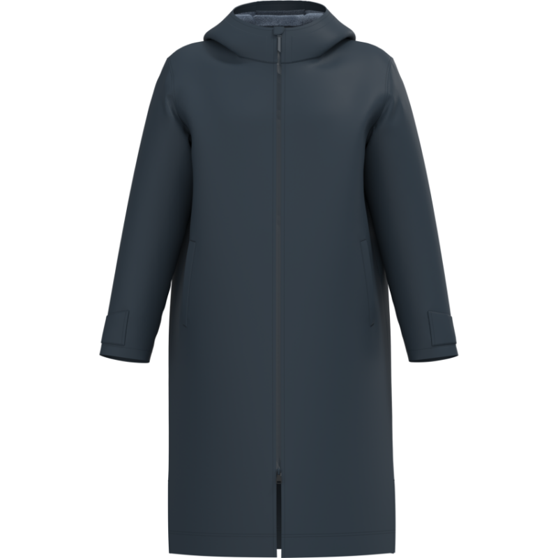 Proact UNISEX SHERPA-LINED LONG PARKA - Μπλε μαρίν