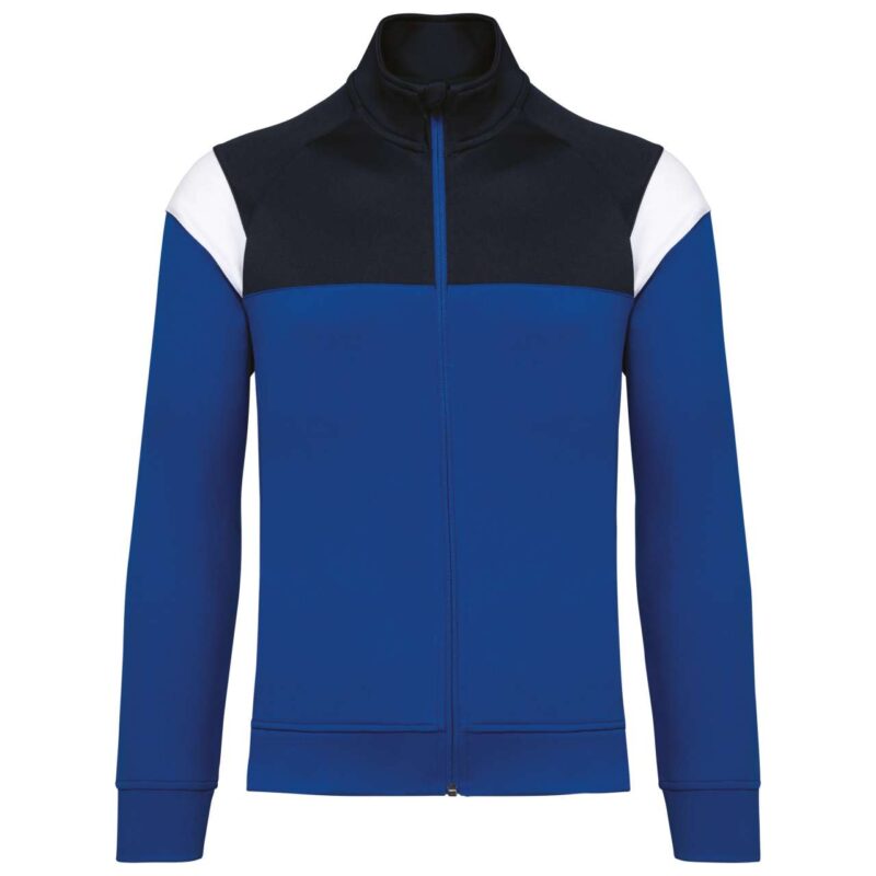 pa390-dark_royal_bluenavy-a1 Proact ADULT ZIPPED TRACKSUIT JACKET - Dark Royal Blue/Navy