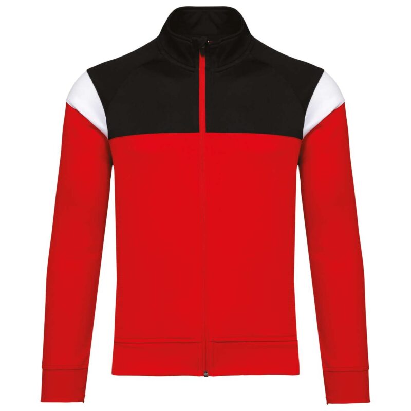 pa391-sporty_redblack-a1 Proact ZIPPED TRACKSUIT JACKET για KIDS - Sporty Red/Black