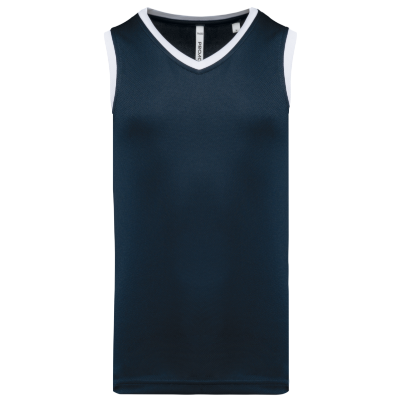 pa4050-navy_white-a1 Proact Ανδρική Φανέλα Μπάσκετ - Μπλε μαριν/Λευκό