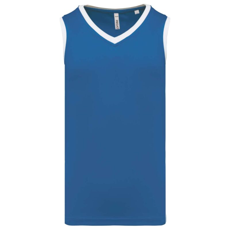 pa4050-sporty_royal_bluewhite-a1 Proact Ανδρική Φανέλα Μπάσκετ - Sporty Royal Blue/White